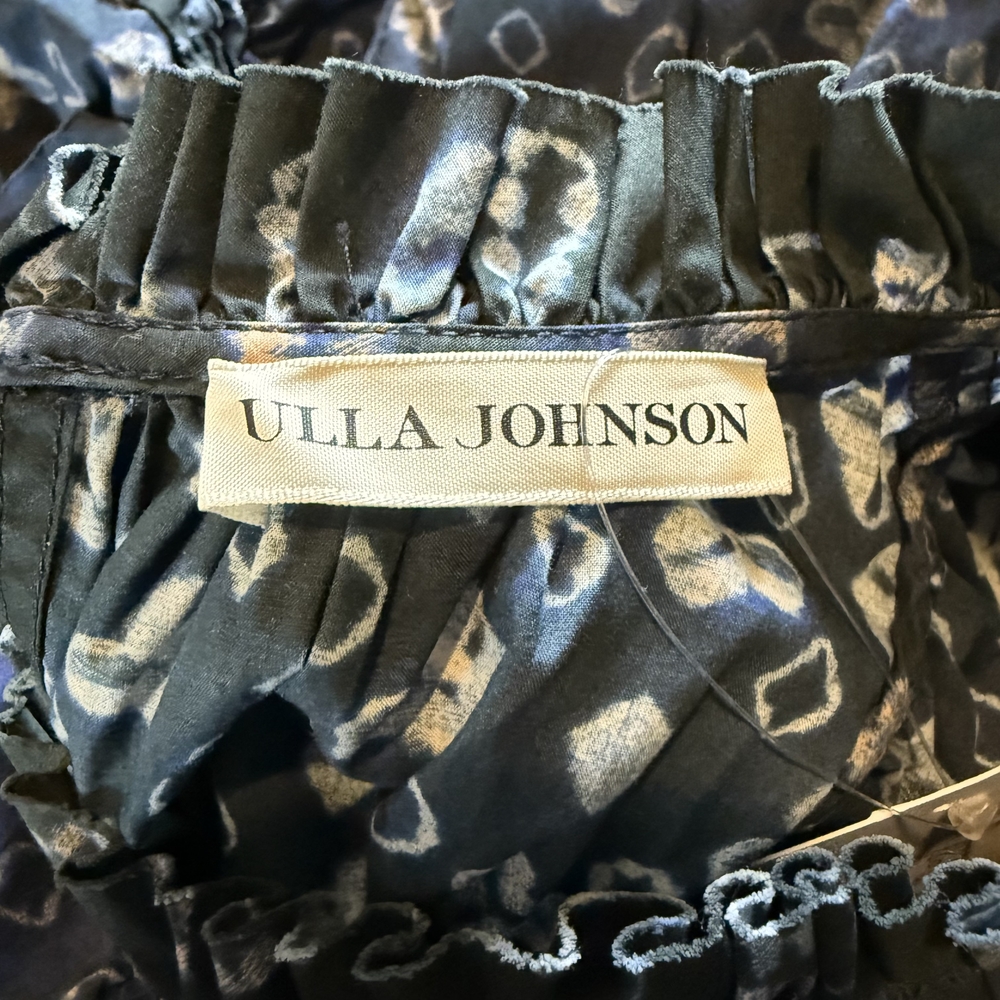 Ulla Johnson Navy Patterned Dress - Picture 9 of 9